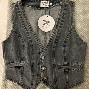 Denim vest NWT